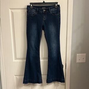 Grace Dark Blue Flare Leg Jeans